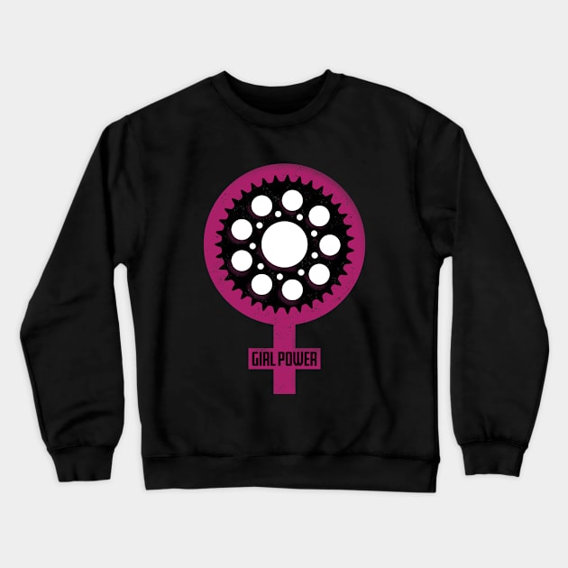 Chain Ring GIRL POWER! Crewneck Sweatshirt by NeddyBetty